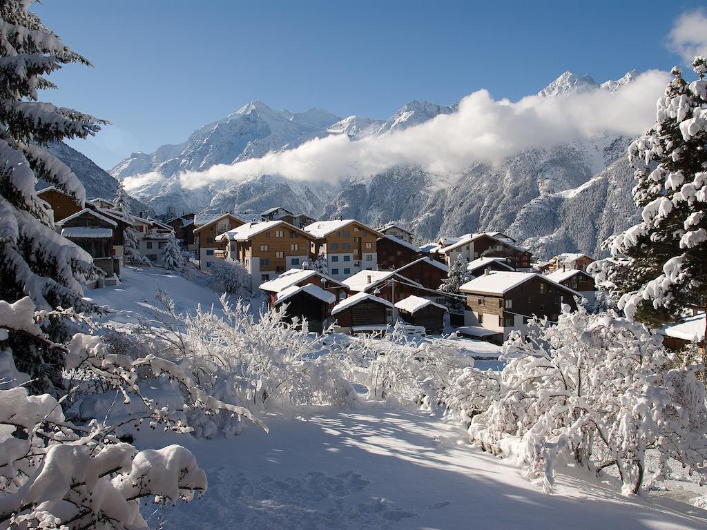 Chalet Soldanella Apartment Grächen Exterior foto